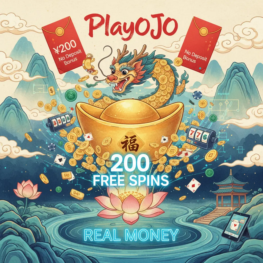 $200 no deposit bonus 200 free spins real money - PlayOJO