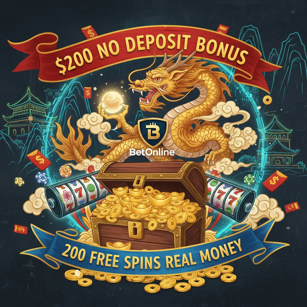 $200 no deposit bonus 200 free spins real money - BetOnline